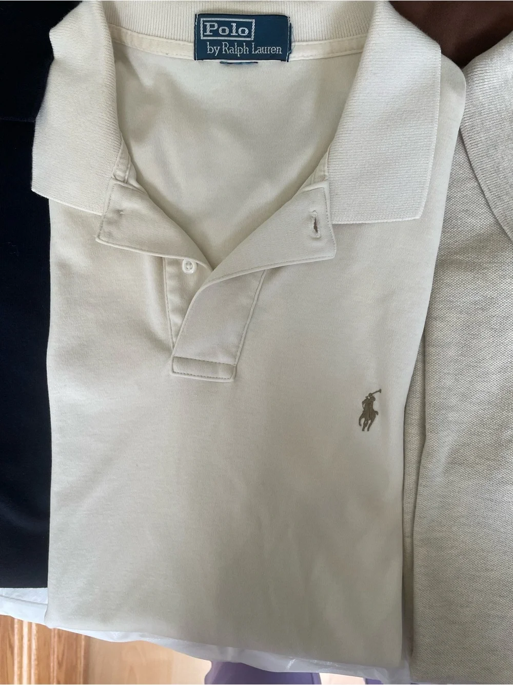 Set of 9. Polo by Ralph Lauren Mixed Color Polo Shirt Lot. Size XL.